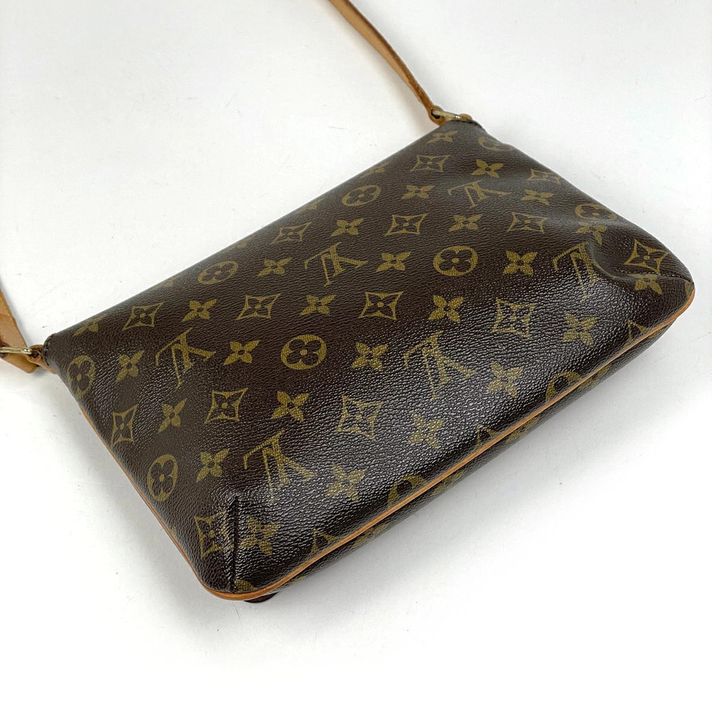 Louis Vuitton Monogram Musette Short Brown Shoulder Tango Bag Brown